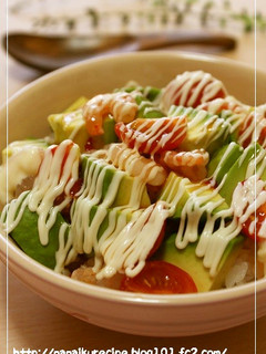 エビアボカドのスイチリマヨ丼-レシピのメイン写真