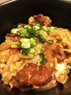 簡単!手抜き!唐揚げのカツ煮!-レシピのメイン写真
