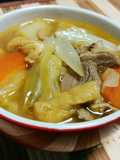 キャベツいっぱい❢カレー風味の豚汁