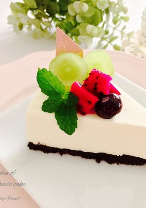 ソルティーライチで♡レアチーズケーキ-レシピのメイン写真