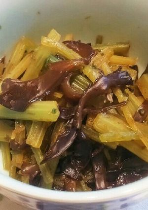 食感最高！生きくらげと山ぶきの佃煮-レシピのメイン写真