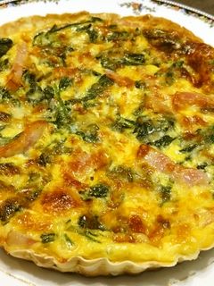糖質オフ!ほうれん草とベーコンのキッシュ-レシピのメイン写真