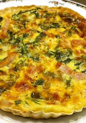 糖質オフ！ほうれん草とベーコンのキッシュ-レシピのメイン写真
