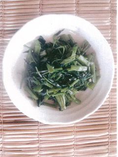 エンサイのにんにく塩炒め煮-レシピのメイン写真