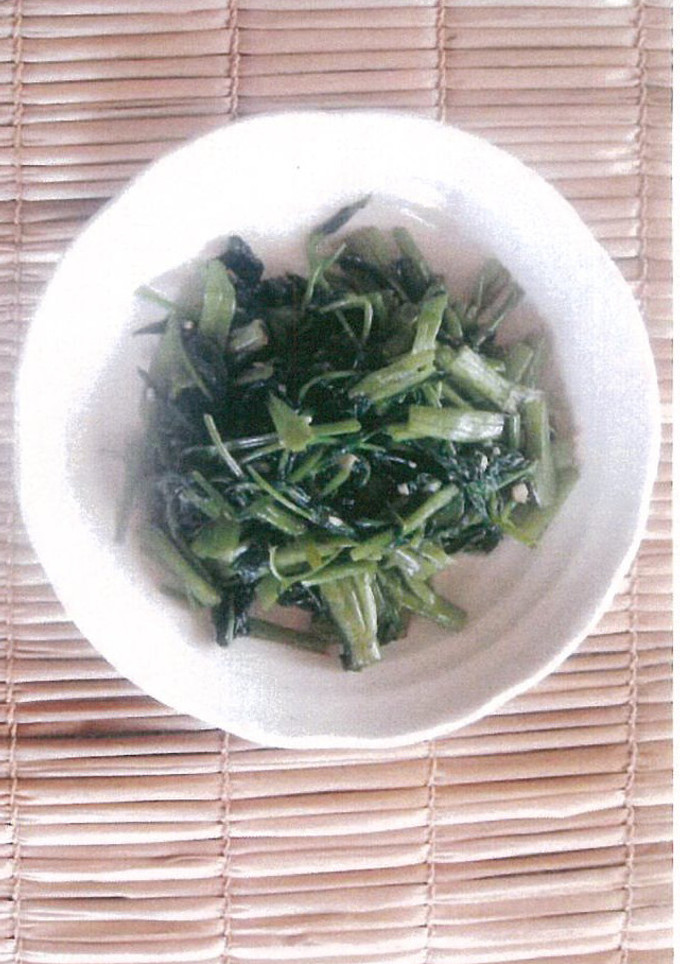 エンサイのにんにく塩炒め煮-レシピのメイン写真