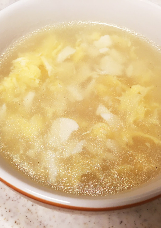 豆腐と卵の中華風スープ-レシピのメイン写真