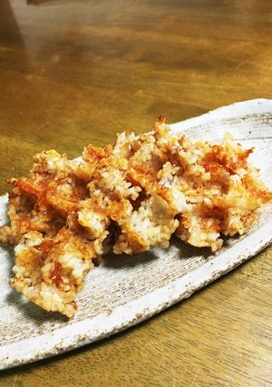 チーズとおかかでカリカリ焼きおにぎり-レシピのメイン写真