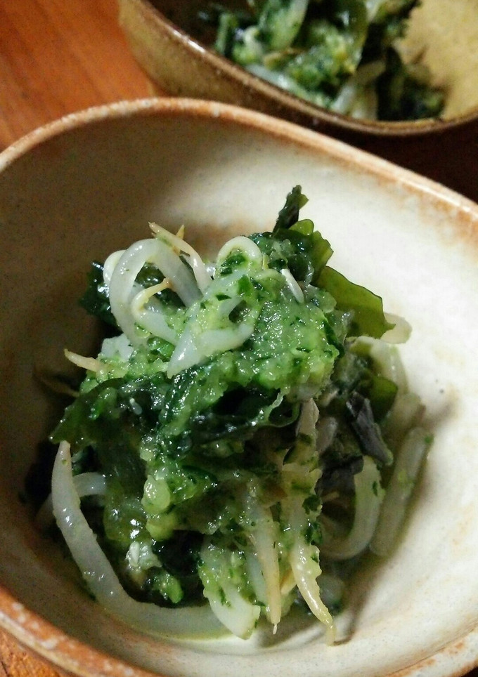 胡瓜×ワカメで旨味凝縮☆簡単もやしナムル-レシピのメイン写真