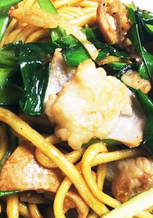 簡単ホルモン焼きそば-レシピのメイン写真