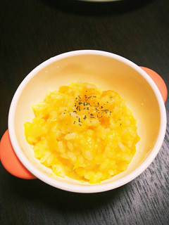 離乳食中期~後期 かぼちゃのお粥-レシピのメイン写真
