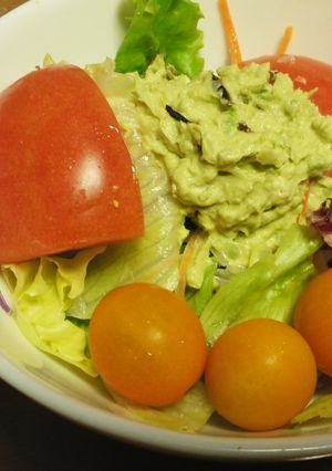塩昆布でアボカドディップサラダ-レシピのメイン写真