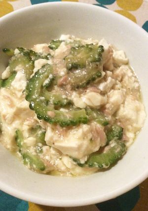 ゴーヤーとツナのさっぱり麻婆豆腐-レシピのメイン写真