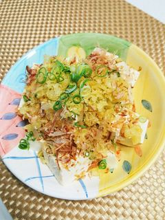 天かすで なんちゃって揚げ出し豆腐冷奴-レシピのメイン写真