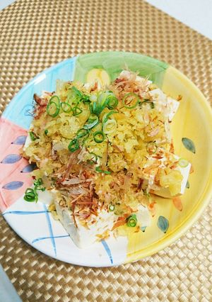 天かすで なんちゃって揚げ出し豆腐冷奴-レシピのメイン写真