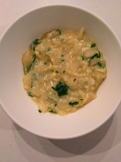 風邪ひき息子へpart②青菜と玉子のお粥-レシピのメイン写真