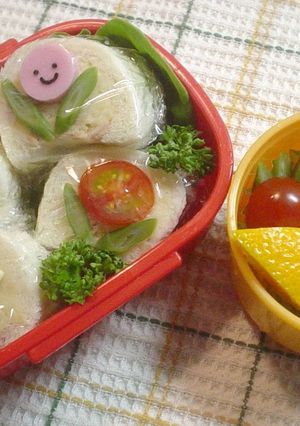 お弁当に簡単ロールサンドイッチ♪-レシピのメイン写真