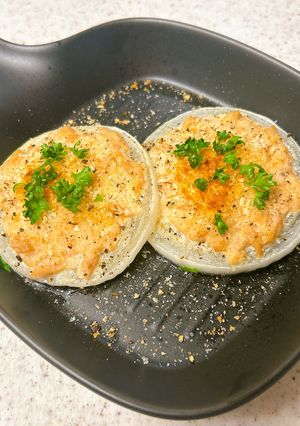 トースターで♪新玉ねぎのツナマヨ焼き-レシピのメイン写真