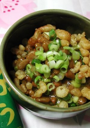 おつまみにも♪柚子胡椒納豆in揚げ玉☆-レシピのメイン写真