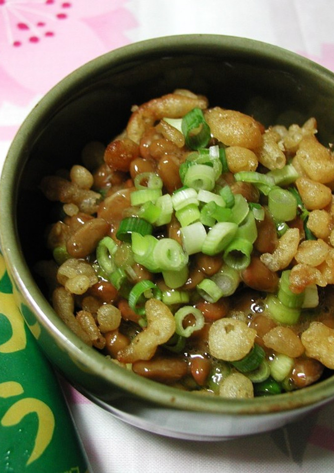 おつまみにも♪柚子胡椒納豆in揚げ玉☆-レシピのメイン写真