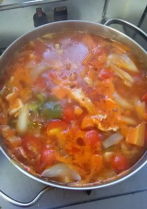 パプリカの美味しいスープ自分流-レシピのメイン写真