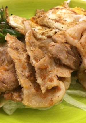 めっさ簡単　豚ロースピリ辛生姜焼き-レシピのメイン写真