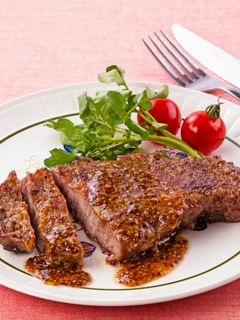 ポークステーキ粒マスタードソース-レシピのメイン写真