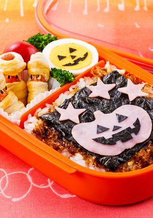 子ども喜ぶ♪簡単かわいいハロウィンのり弁-レシピのメイン写真