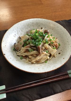 きのこの梅和え-レシピのメイン写真