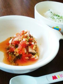 離乳食9ヶ月☆マグロのトマト煮-レシピのメイン写真