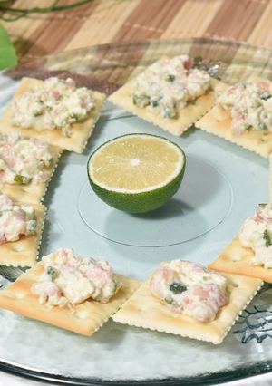 へべすクリームチーズ＆クラッカー-レシピのメイン写真