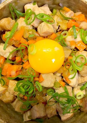 簡単な豚肉の味噌漬け丼-レシピのメイン写真