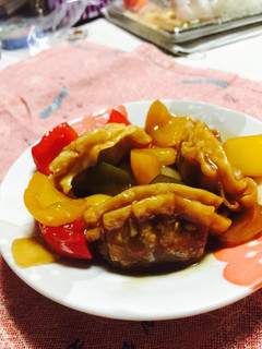 酢豚風炒めwith揚げ餃子-レシピのメイン写真