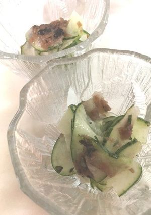 さっぱり♪ウリの梅あえ-レシピのメイン写真