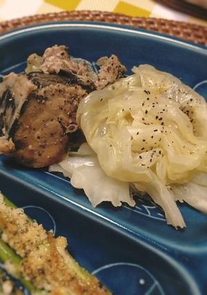キャベツと鯖缶の蒸し煮-レシピのメイン写真