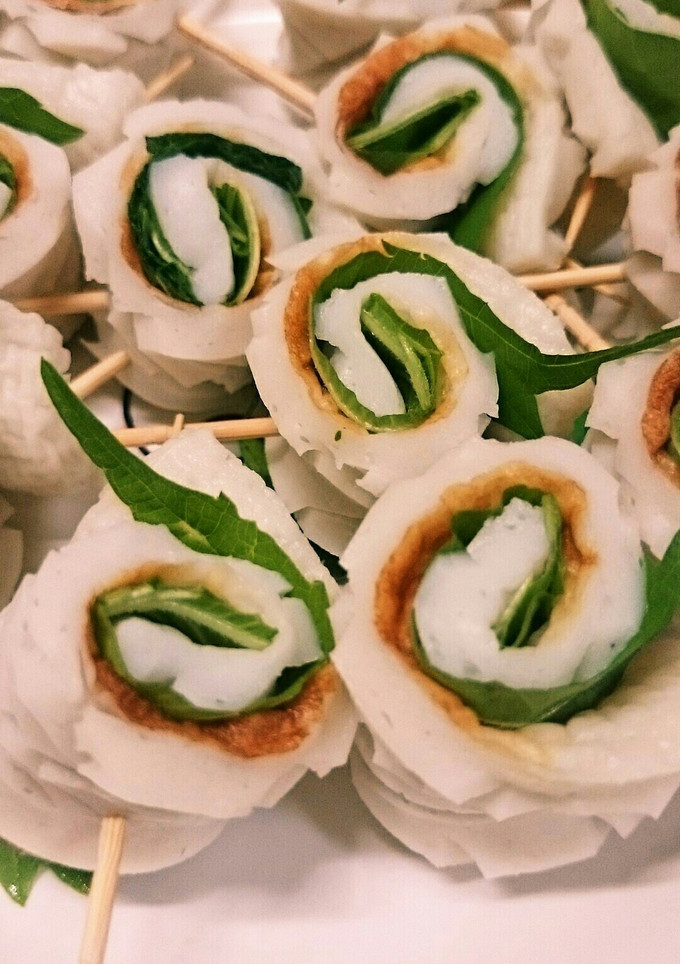 簡単お弁当☺竹輪の大葉巻き作り置きおかず-レシピのメイン写真