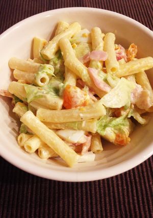 レタスたっぷり シンプルマカロニサラダ-レシピのメイン写真