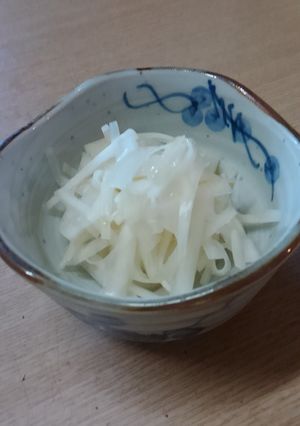 大根の皮のハリハリ-レシピのメイン写真