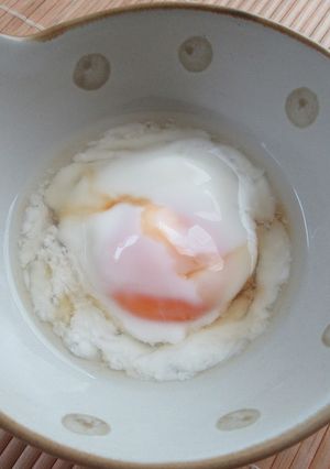 レンジで40秒+20秒で簡単温泉卵!?-レシピのメイン写真