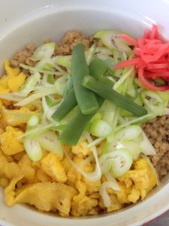 鶏そぼろ丼(三色丼)-レシピのメイン写真