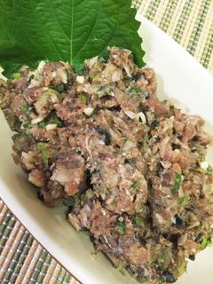 大葉と鰹タタキのサッパリなめろう-レシピのメイン写真