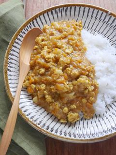<旬の食材>トロロの和風カレー-レシピのメイン写真
