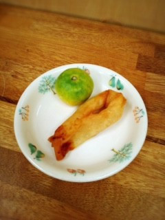 保育園のりんごの包み揚げ-レシピのメイン写真