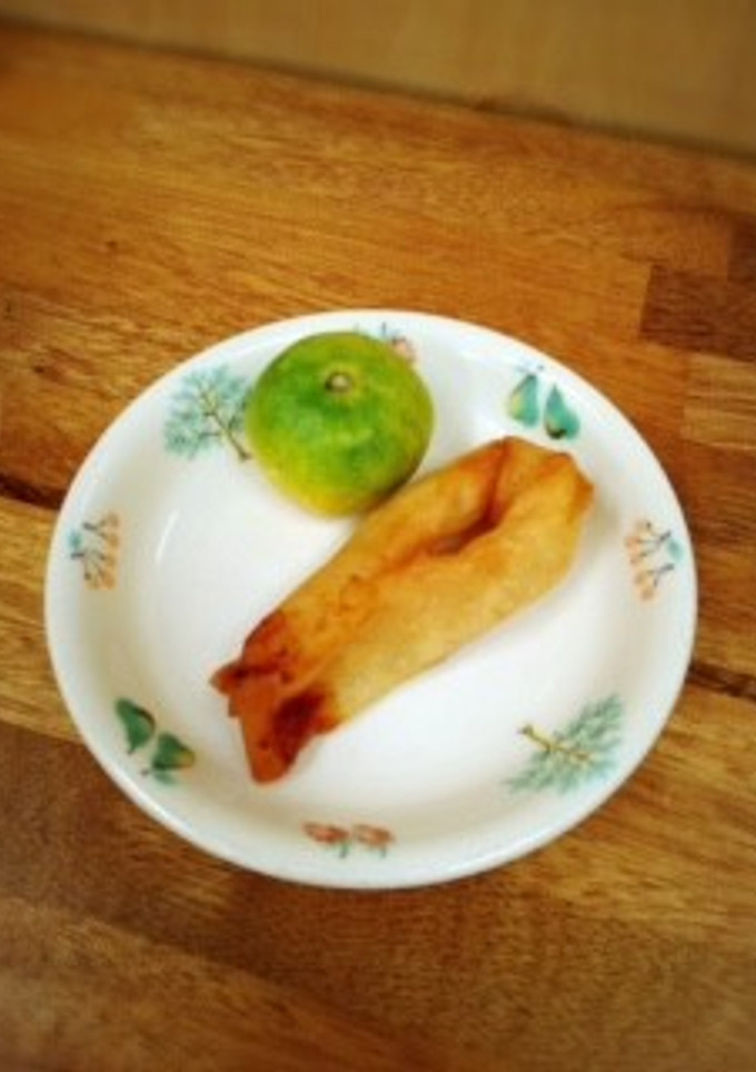 保育園のりんごの包み揚げ-レシピのメイン写真
