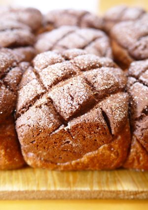 おやつに♪チョコメロンちぎりパンHB生地-レシピのメイン写真