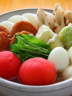 トマトと水菜のおでん-レシピのメイン写真
