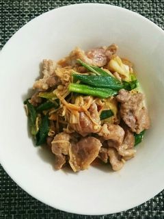 豚かしら肉の豆板醤ピリ辛炒め〜居酒屋風〜-レシピのメイン写真