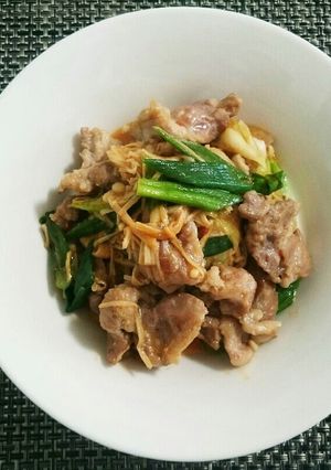 豚かしら肉の豆板醤ピリ辛炒め〜居酒屋風〜-レシピのメイン写真