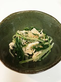 ささみと水菜の常備菜-レシピのメイン写真