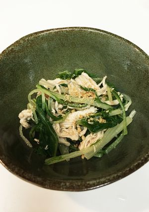 ささみと水菜の常備菜-レシピのメイン写真