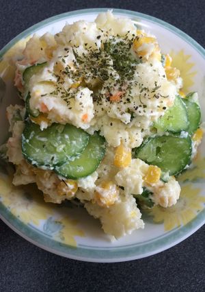 ぷちぷち♪しゃきしゃき♪ポテトサラダ-レシピのメイン写真
